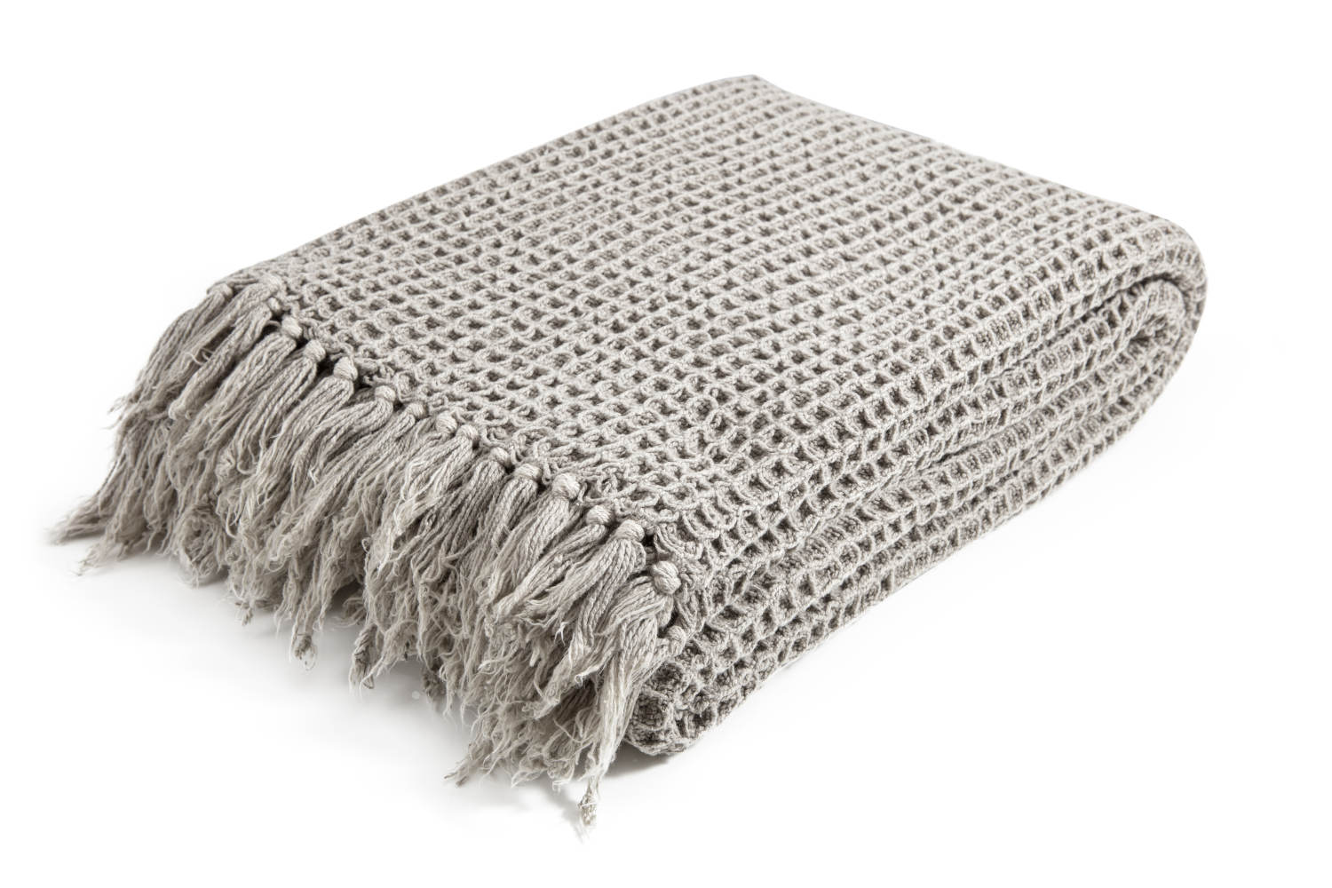 Magma Wohnplaid Waffle taupe 130x170 cm, waschbar